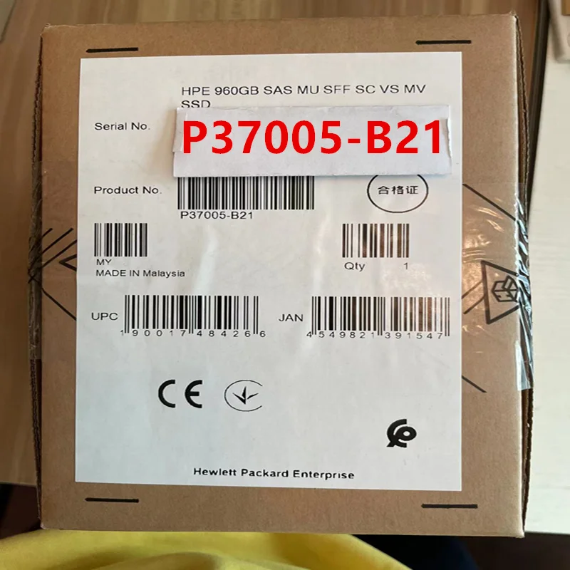 

Новый оригинальный жесткий диск для HP 960GB 2,5 "SAS для Φ