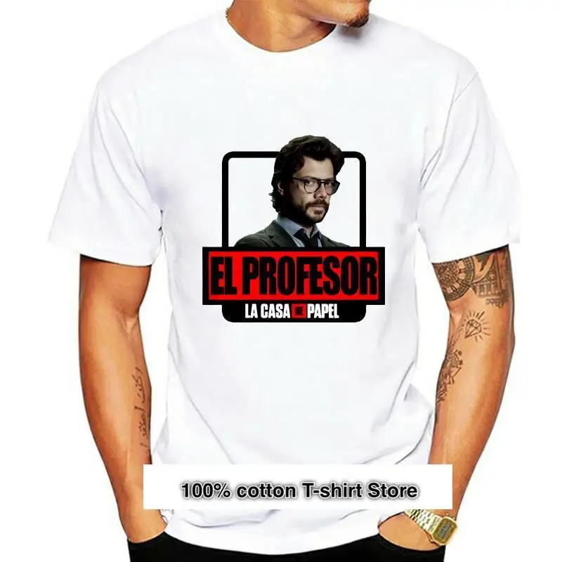 

Camiseta De La Casa De Papel El Profesor, ropa De moda, talla grande
