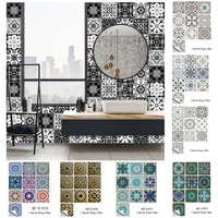 29 style 10pcs matte tile wall stickers home decor stairway covers peel and stick wall poster kitchen table cabinet wallpaper