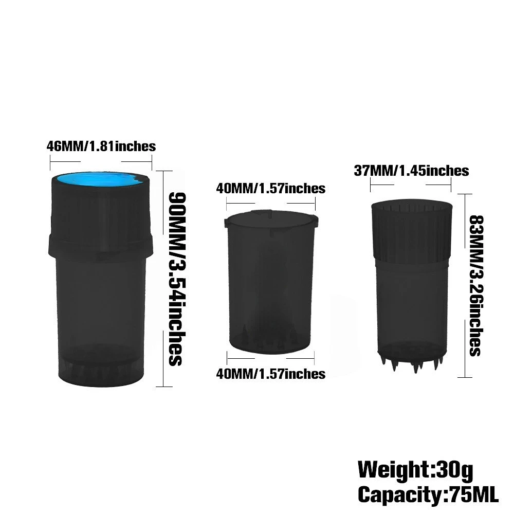 Контейнер для хранения 3 5 дюйма и дробилка с защитой от запаха | Дом сад