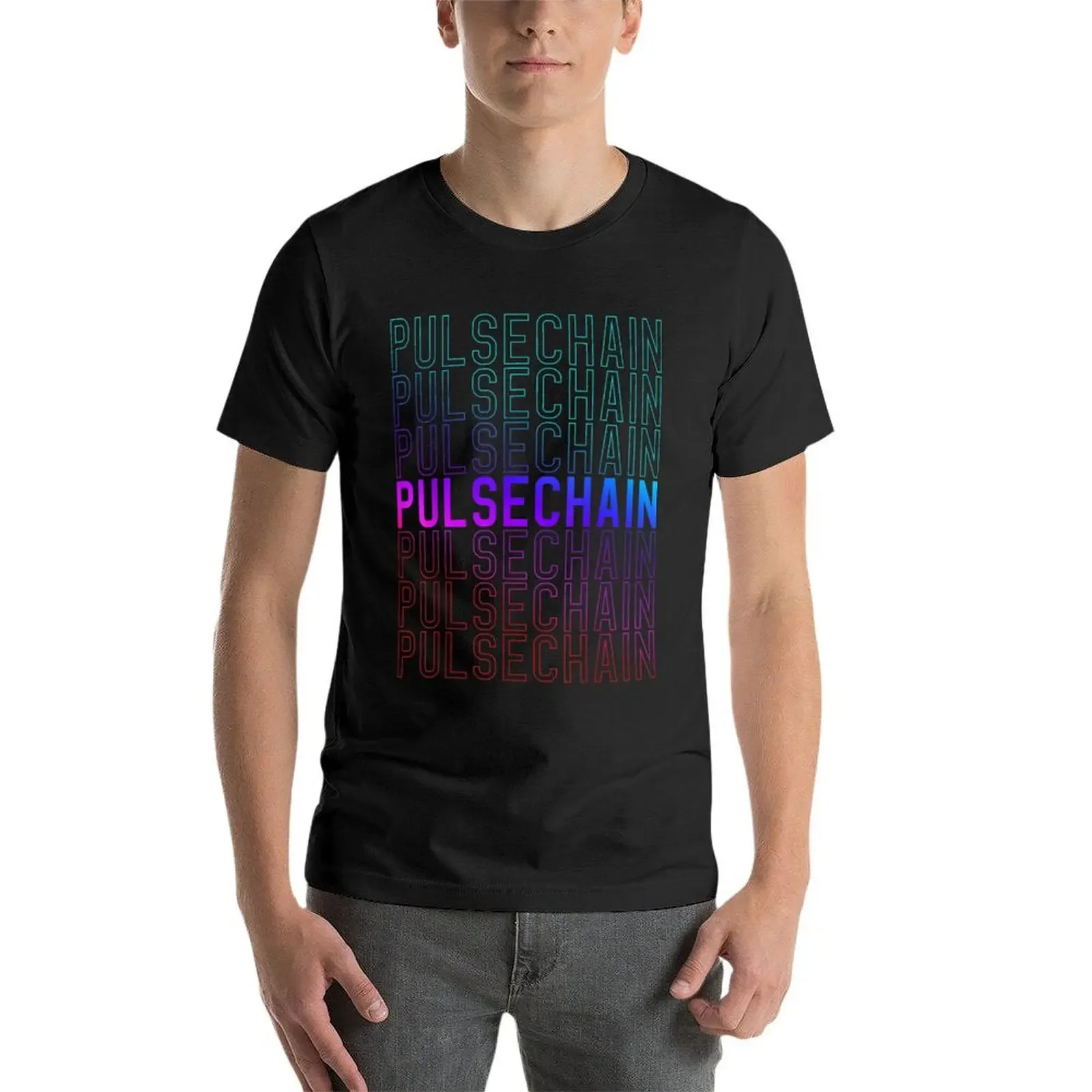 PulseChain - Crypto HEX Cryptocurrency PLS Sacrifice It All T-Shirt funny costumes Personalized t-shirt men clothings