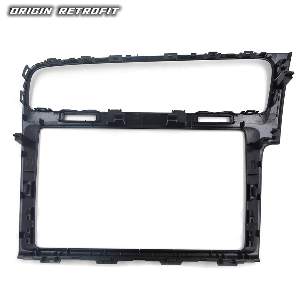 Фото 5GG 819 728 T EVO для VW Golf MK7 9.2 8 MIB Radio Navi Навигационный экран Пластиковая рамка Накладка на панель серая №2