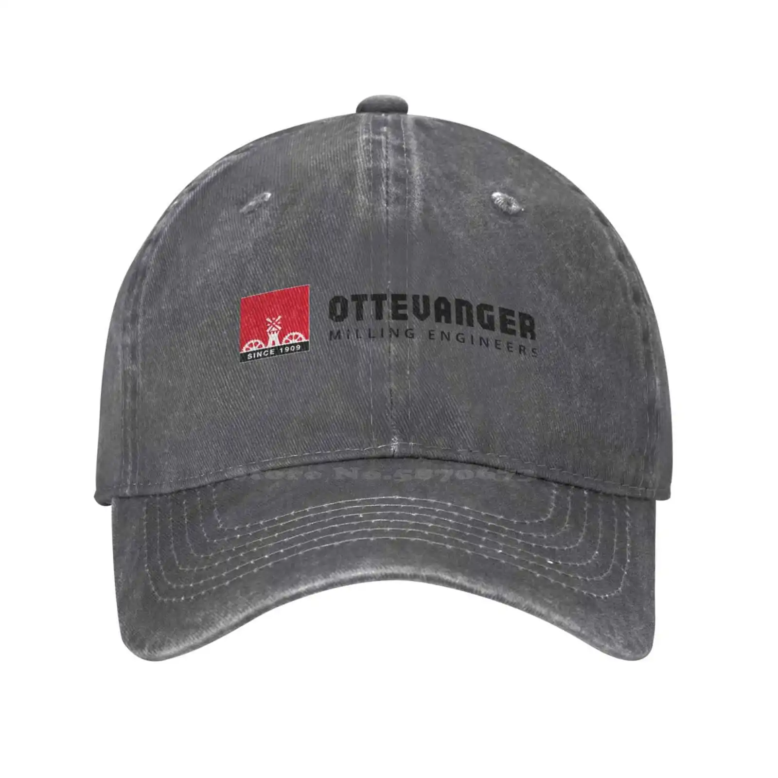 

Ottevanger Milling Engineers Logo Print Graphic Casual Denim cap Knitted hat Baseball cap