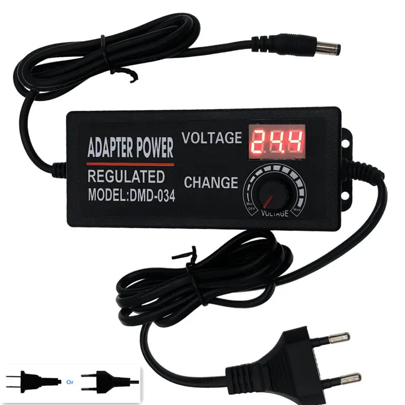 Регулируемый источник питания AC DC 220V To 3V 5V 6V 9V 12 V 15V 18V 24V 1A 2A 3A 5A адаптер вольт