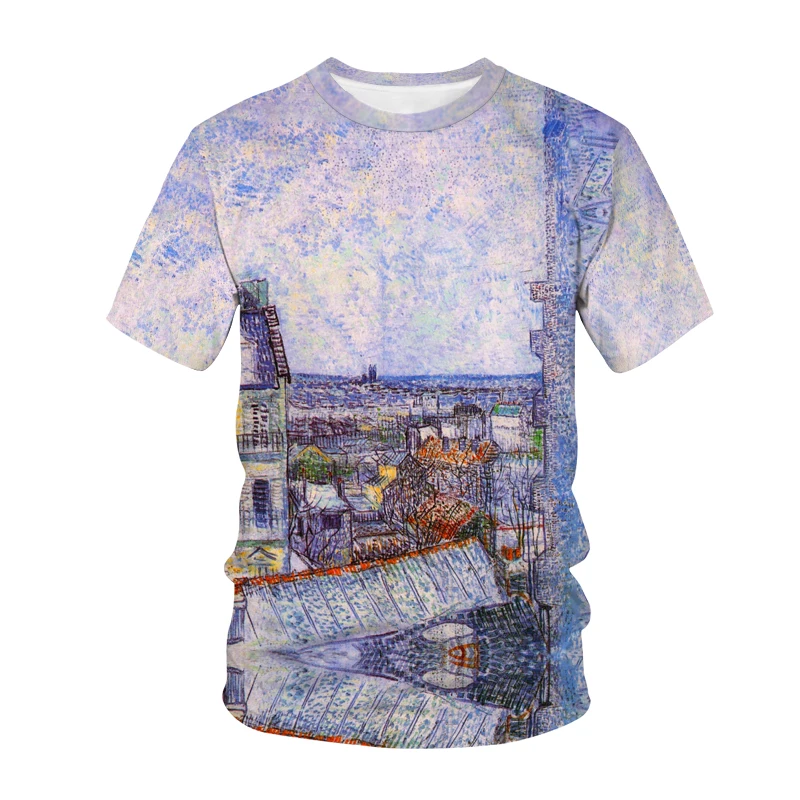 

2022 new summer Casual T-shirt Men's Casual Shirt Fun 3D printed men's T-shirt round collar T-shirt