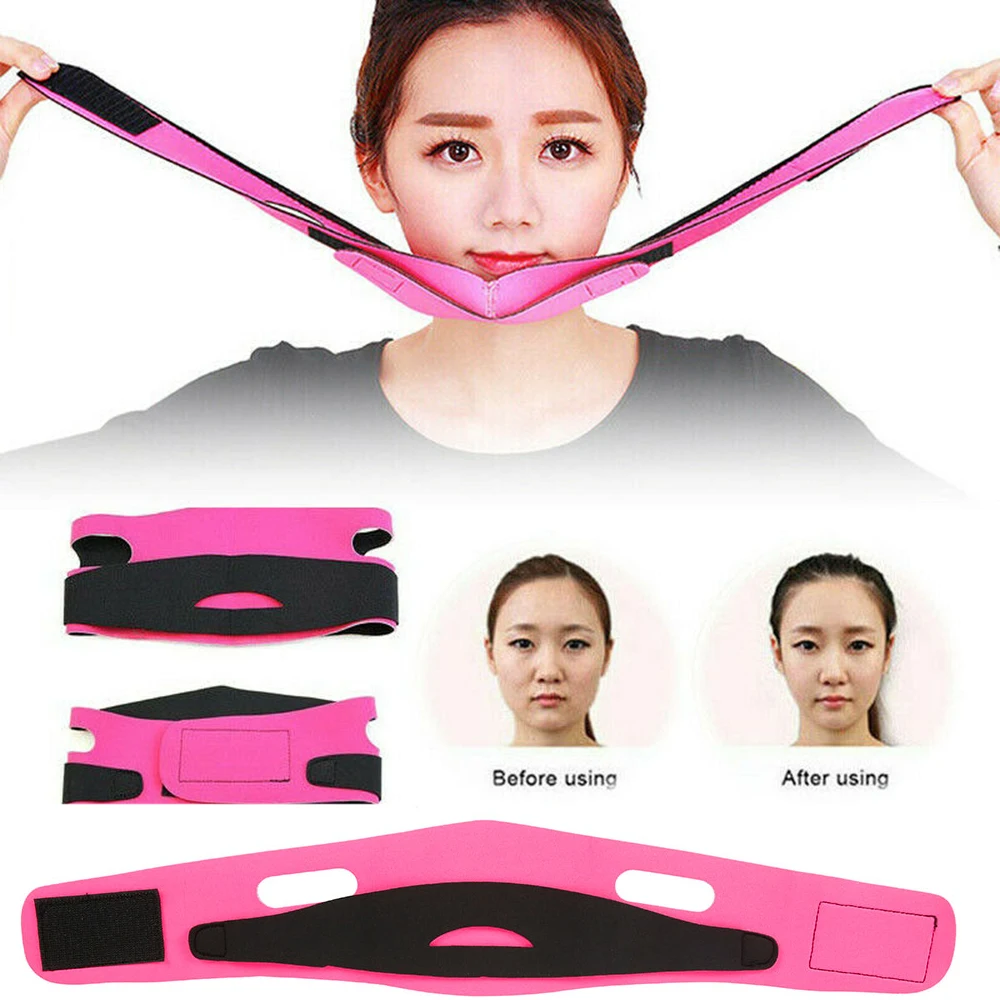 

Delicate Thin Face Reduce Double Chin V-Line Lift Up Beauty Tools Face-lift Belt Face Slimming Bandage Facial Massager