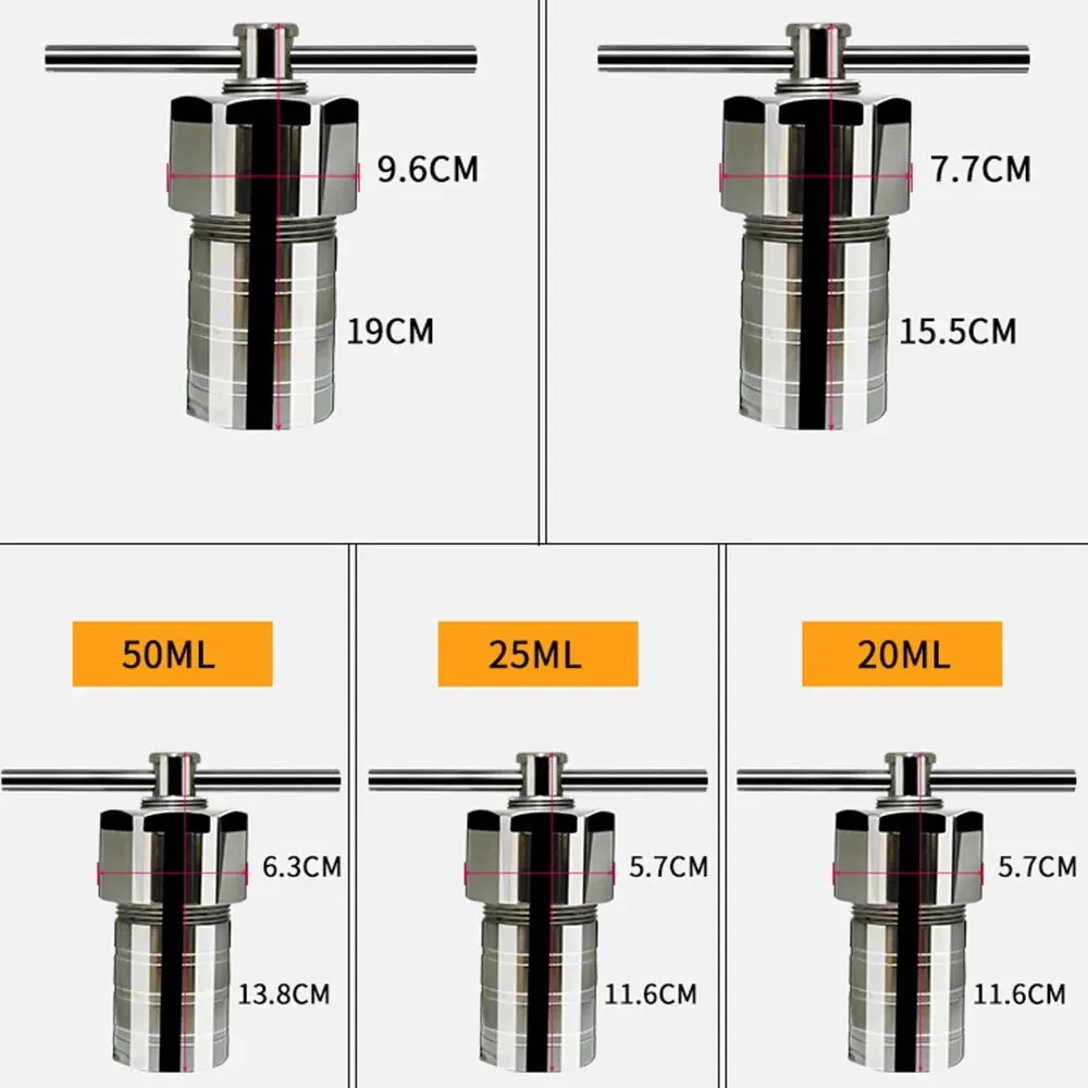 200 мл PPL линейный Гидротермический синтезирующий Автоклавный реактор 3Mpa высокое