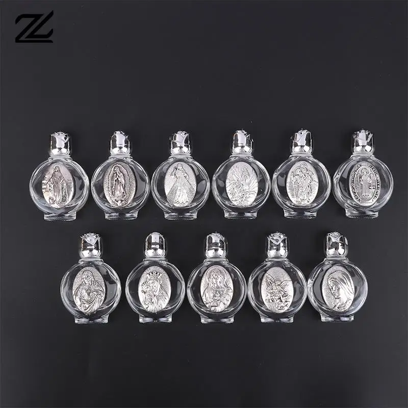 Religious Cross Bottle Christian Virgin Sculpture Bottle, Ho