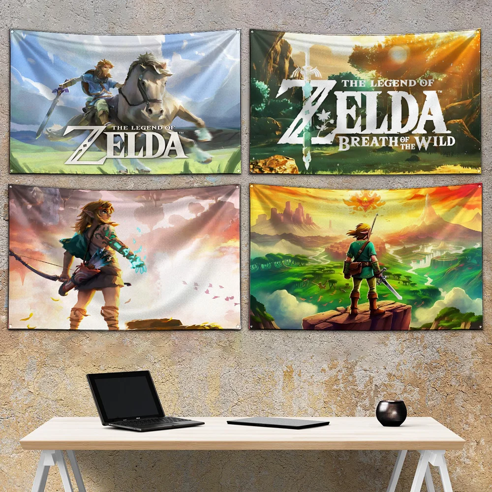3x5 футов флаг The Legends of Zeldas Женский баннер для гаража настенное украшение наружной