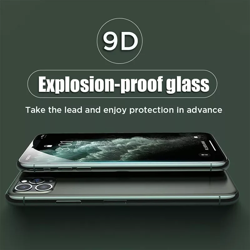 4IN1 Full Cover Screen Protector Glass for iPhone 12 13 Mini SE 2020 XS XR X 7 8 Plus Tempered Glass for iPhone 13 12 11 Pro Max
