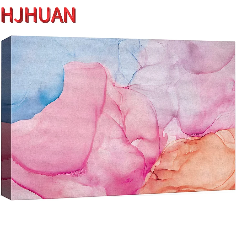 

5D Diy abstract creative landscape round diamond painting cross stitch mosaic diamond embroidery home decoration new year gift