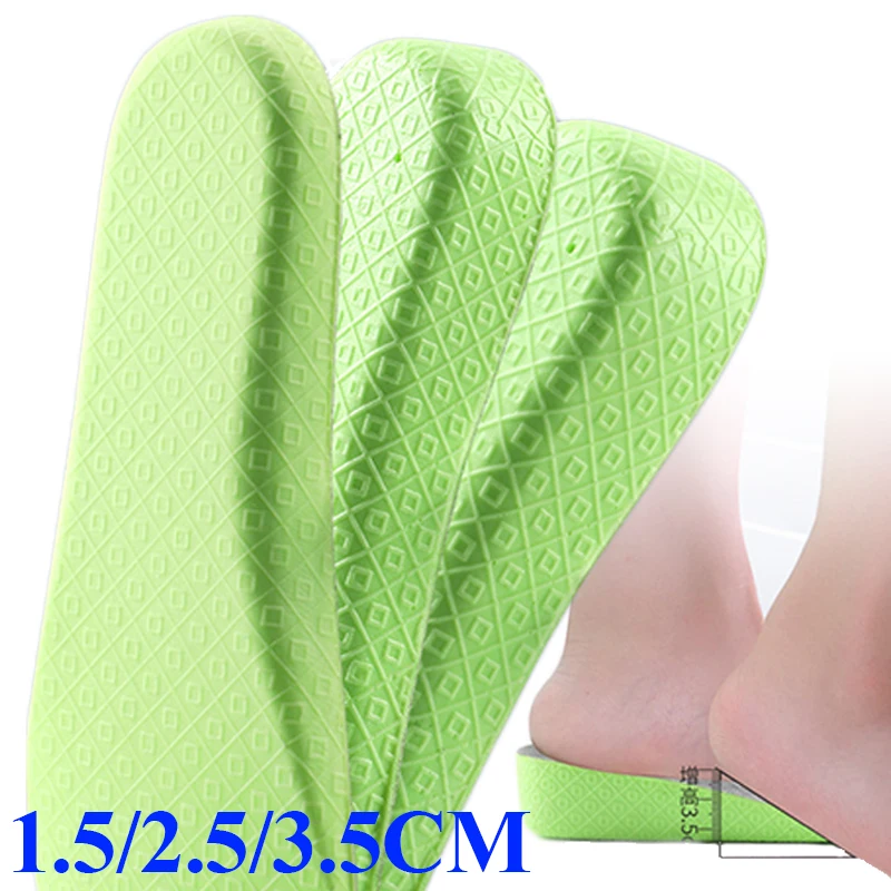 

Height Increase Insoles for Men Women Memory Foam Heighten Running Insole Heel Lifting Inserts Shock Absorption Lifts Shoe Pads