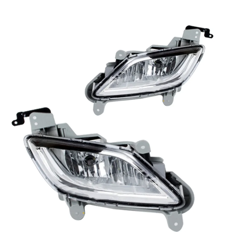 Правый передний бампер противотуманные фары дневные ходовые огни для Hyundai Veloster