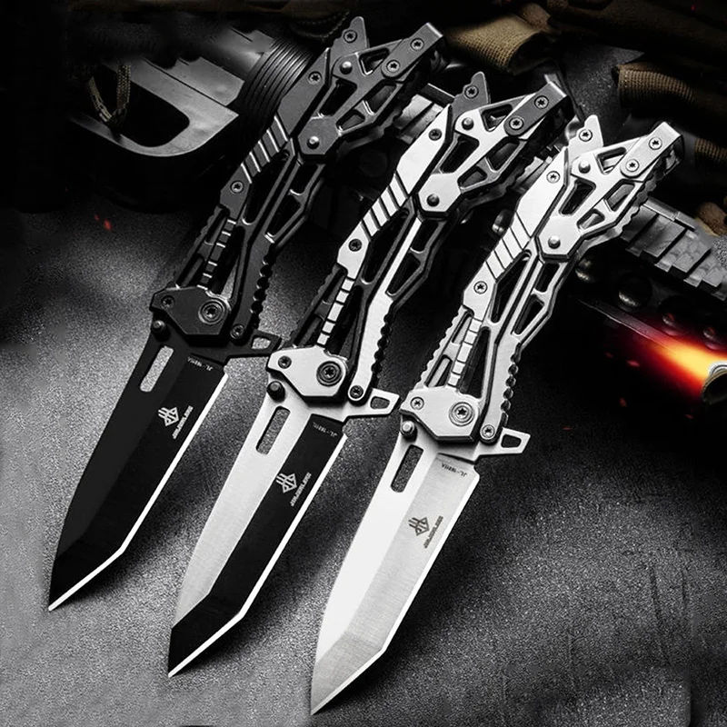 

Tactical Pocket Stainless Steel Robot Folding Knife 5CR13MOV Sharp Blade Rescue Survival Knives Outdoor Camping Hunting EDC Tool
