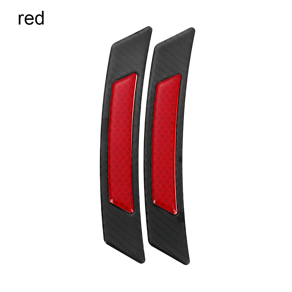 

2 шт., украшение, предупреждение о столкновении, углеродное волокно, автомобильная светоотражающая наклейка, защита кромок, колесо, брови