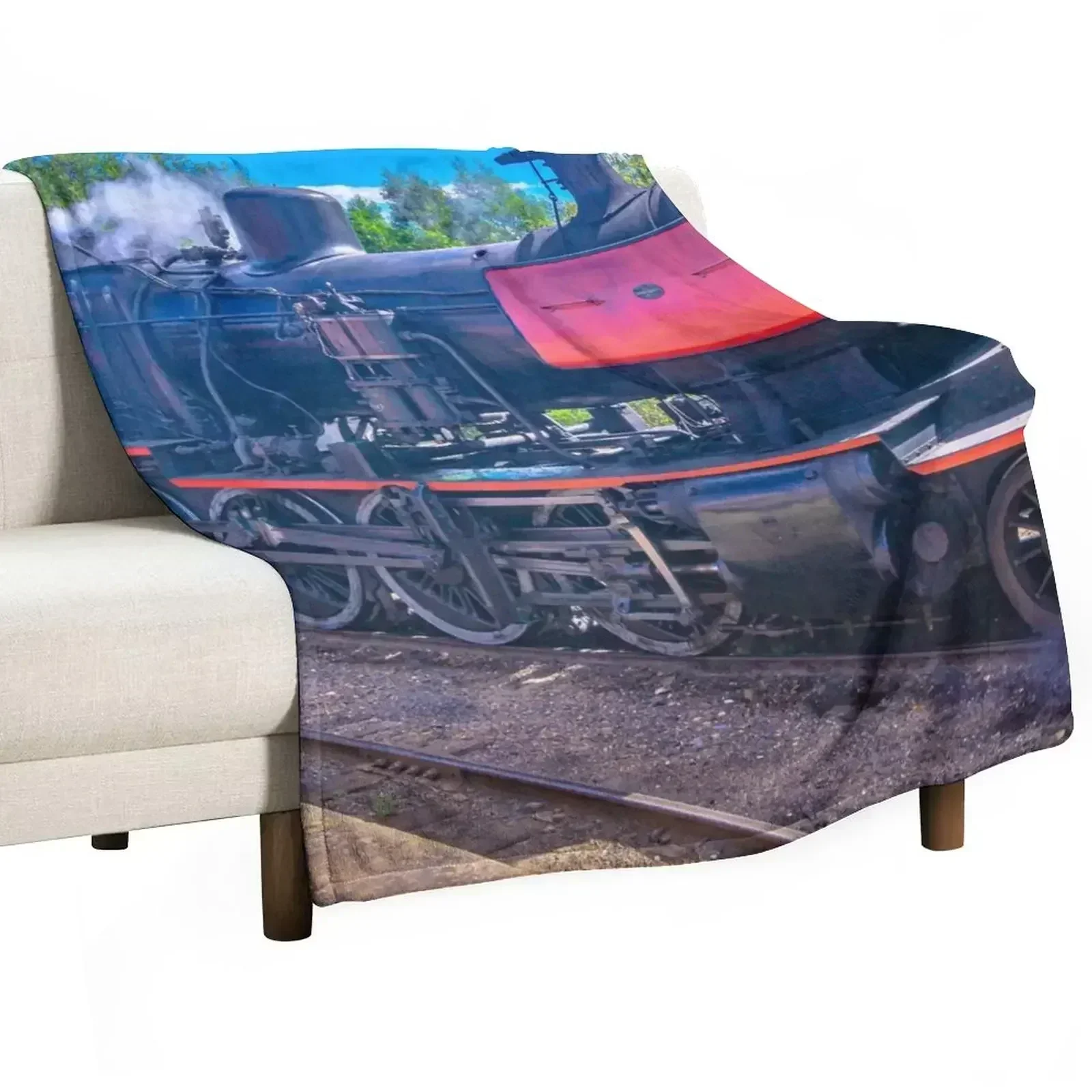 Паровоз в кастимане пледы украшения для волос постельное белье одеяла из