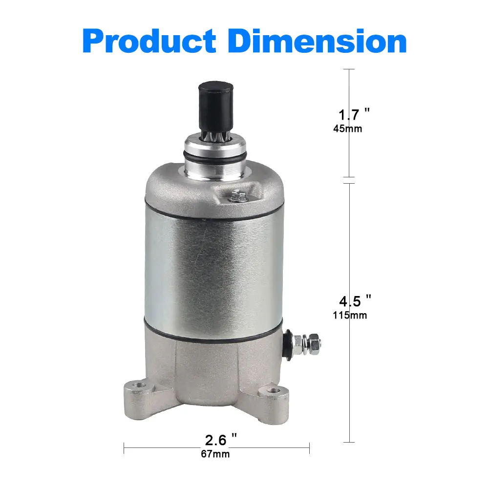 3090188 Новый стартовый двигатель для STELS 500 KAZUMA K/GT Jaguar 500cc J-500 192MR-1015000 LU-018233 POLARIS ATV UTV