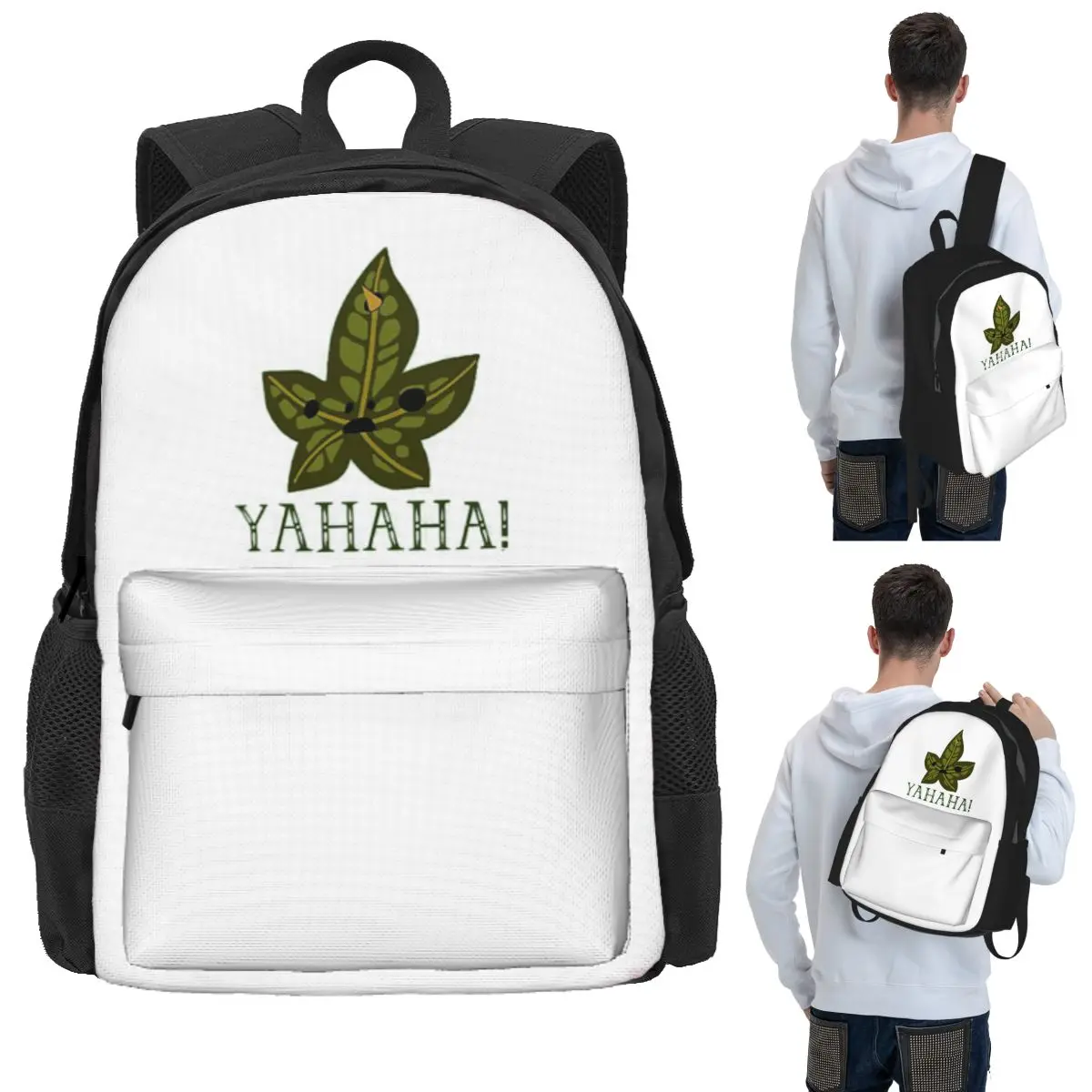 Фото Рюкзак Yahaha Korok для студентов, школьный ранец, походный/туристический рюкзак для мужчин и женщин, сумка через плечо №1