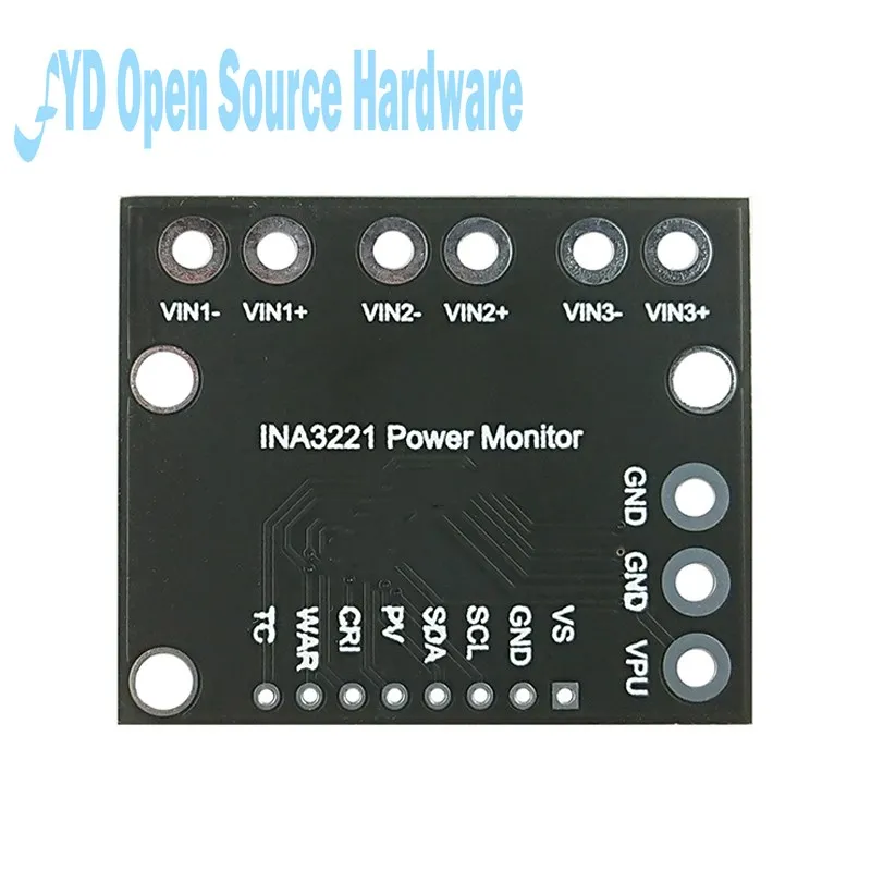 I2C SMBUS INA3221 трехканальный шунт тока питания монитор напряжения сенсорного модуля