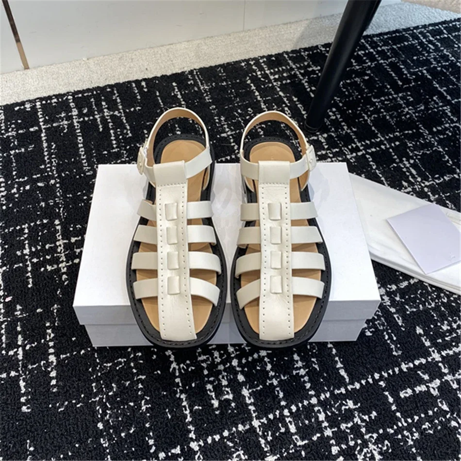 Женские туфли из натуральной кожи в стиле ретро 2024