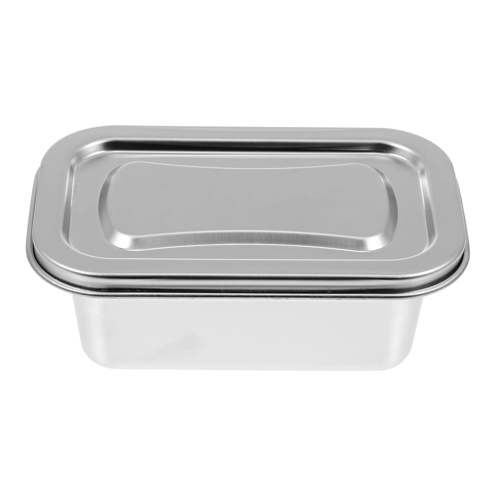 

Container Cream Ice Storage Freezer Boxrefrigerator Containersfridge Dessert Tub Bin Stainless Stackable Metalkitchen Lid Dish