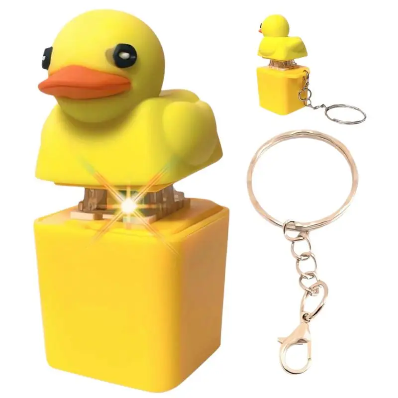 Фото Quacky Duck Fidget Toy Fidget Duck Quacking Кнопка клавиатуры Сенсорные игрушки Колпачки для снятия стресса That Quack Клавиатура Кликер №4