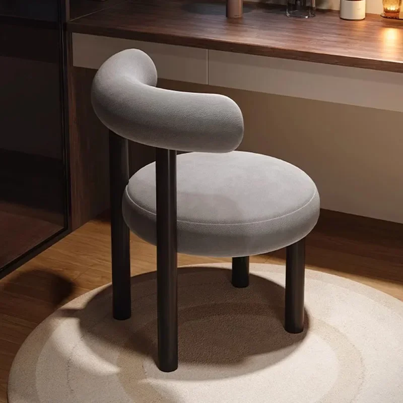 Пушистое шерстяное кресло дизайнерское в скандинавском стиле Современная