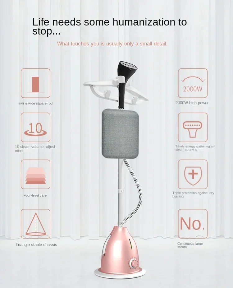 220V Zhigao steam hanging ironing machine household iron small handheld vertical electric