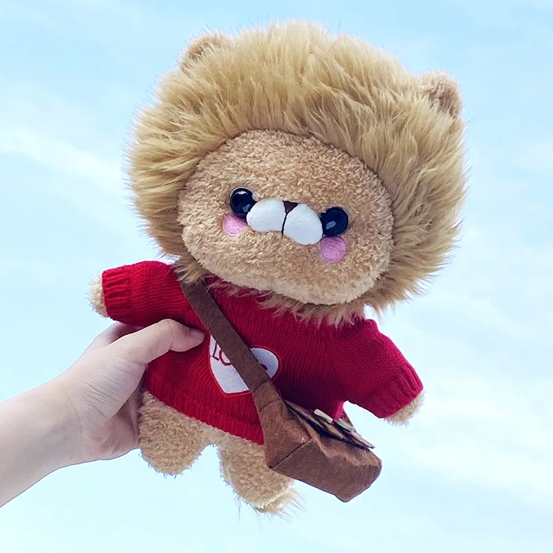 

Kawaii Simulated Lion Plush Toy Stuffed Animals High Quality Toys for Kids Fluffy Lion Doll Cute Fashion Dolls Soft Pillow Gift
