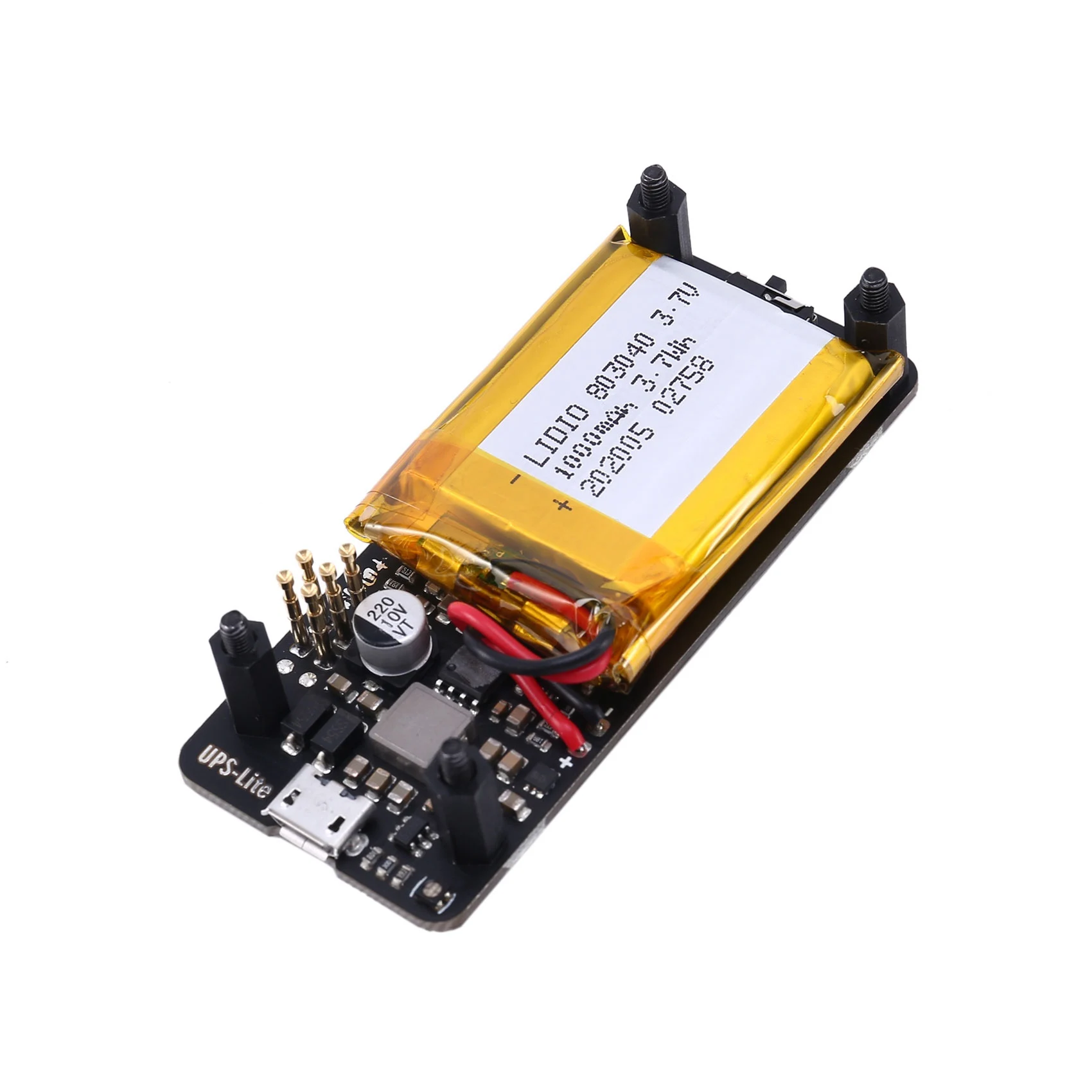 Фото Новый! !Для Raspberry Pi Zero W UPS-Lite Плата питания Мощность аккумулятора Индикатор I2C MAX17040G №2