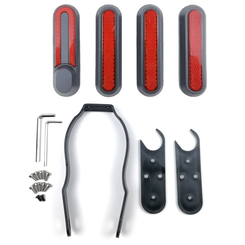 Для Xiaomi PRO2 защита двигателя электроскутера крышка колеса отражающая полоса