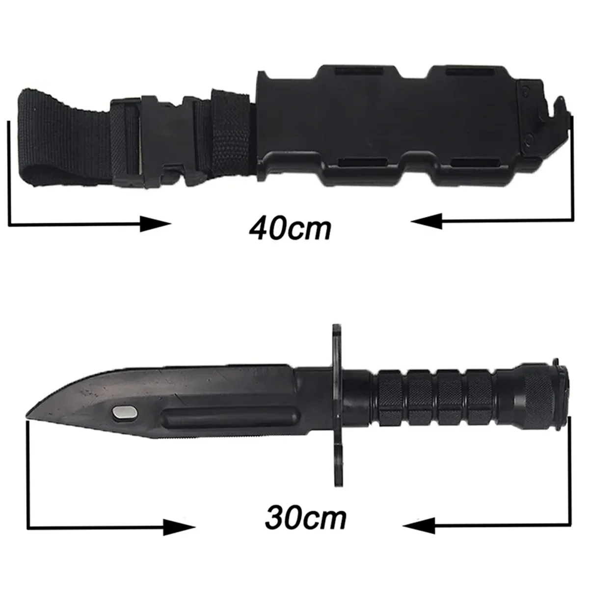 Резиновый Тренировочный Нож M9 Тактический Неметаллический Многофункциональный