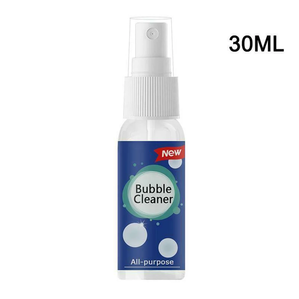 

30ml All Purpose Cleaner For Fabric Canvas Finished Leather PVC Glass Cleaning Bubble Cleaner Spray Foam