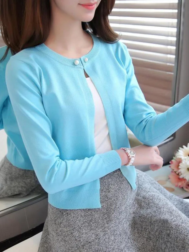 Демисезонный свитер кардиган платье Солнцезащитная шаль тонкое пальто с длинным