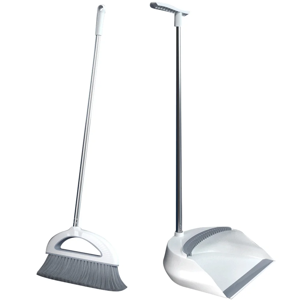 

of Long-handle Broom and Dustpan Household Broom Dustpan Cleaning Accessories for Home
