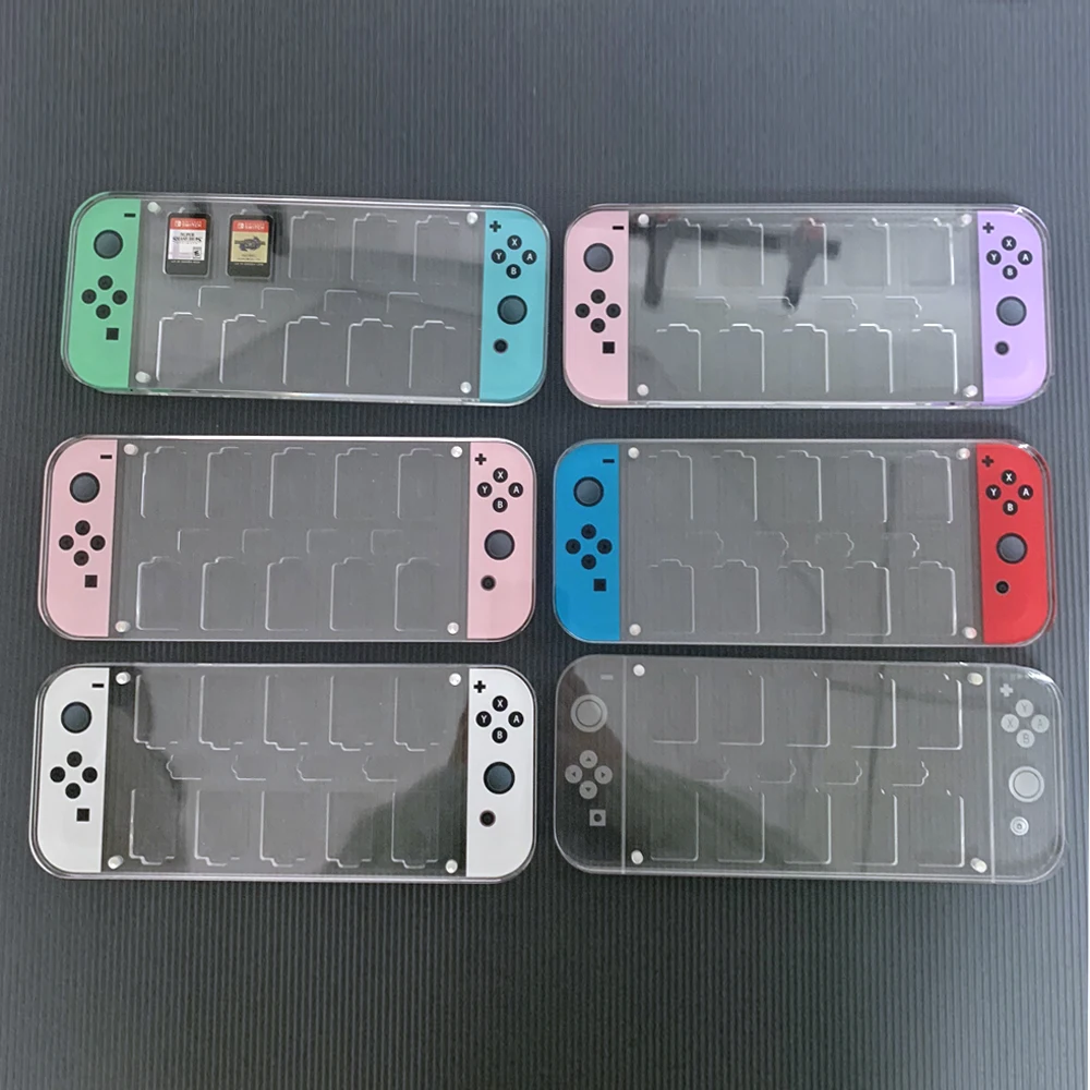 

10in1 switch Game Card Case For Nintendo Switch Portable Storage Box For NS Switch Lite Protective Hard Cover Memory SD Card Box