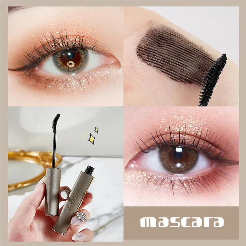 

Makeup for Eyes Black Waterproof Mascara Natural Curling Eyelashes Lengthening Brown 4d Eyelash Mascara 2022 New Shaped Mascara