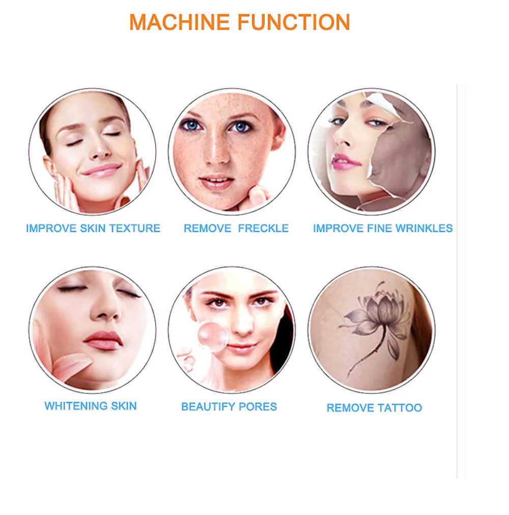 Многофункциональное удаление бровей татуировок переключаемый пико-лазерный