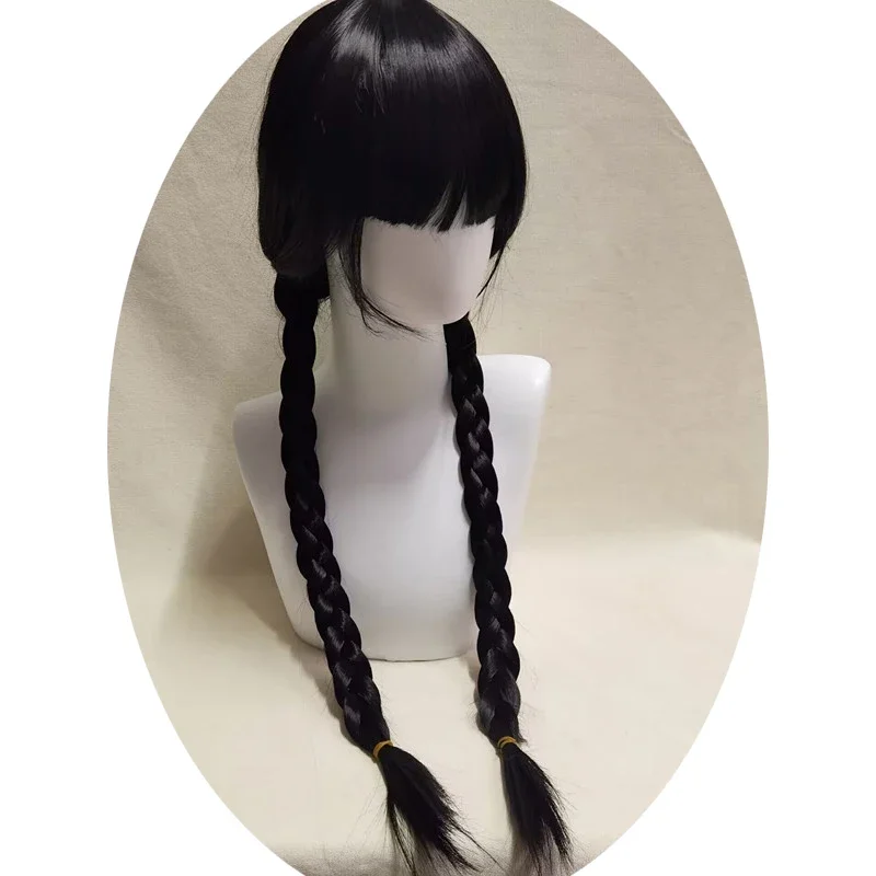 Платье Среды Аддамс на Хэллоуин аниме косплей реквизит ужаса черный готический