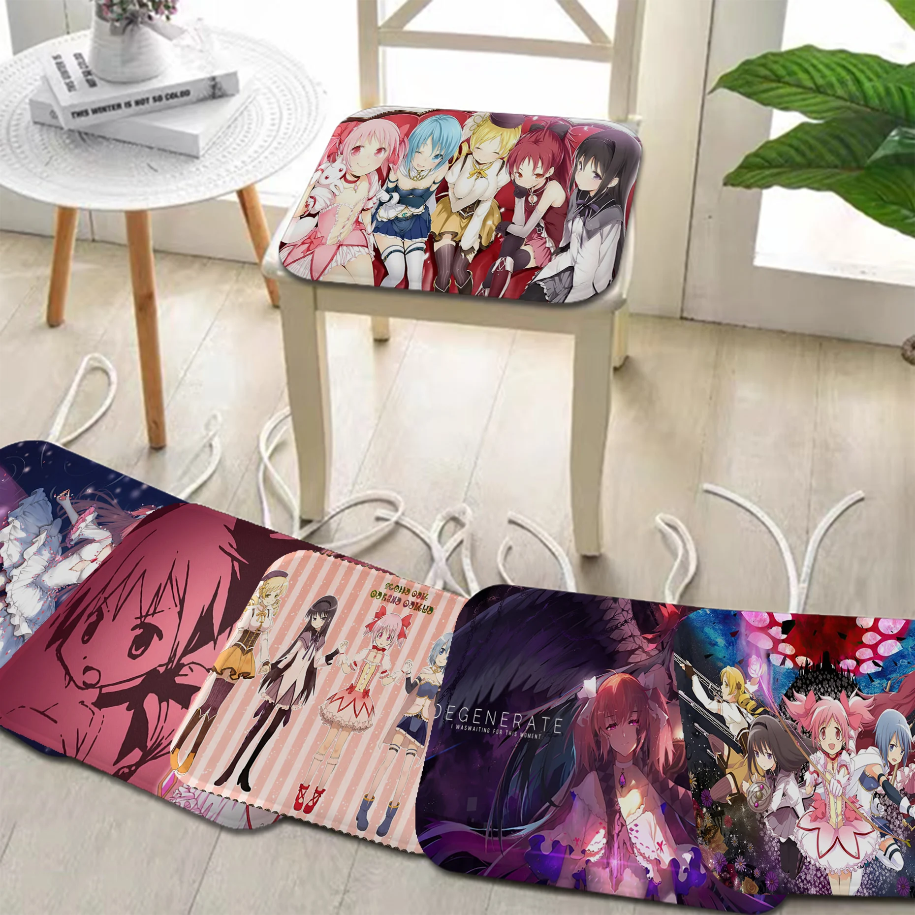 Puella Magi Madoka Magica современный минималистичный стиль хлопковая подушка для