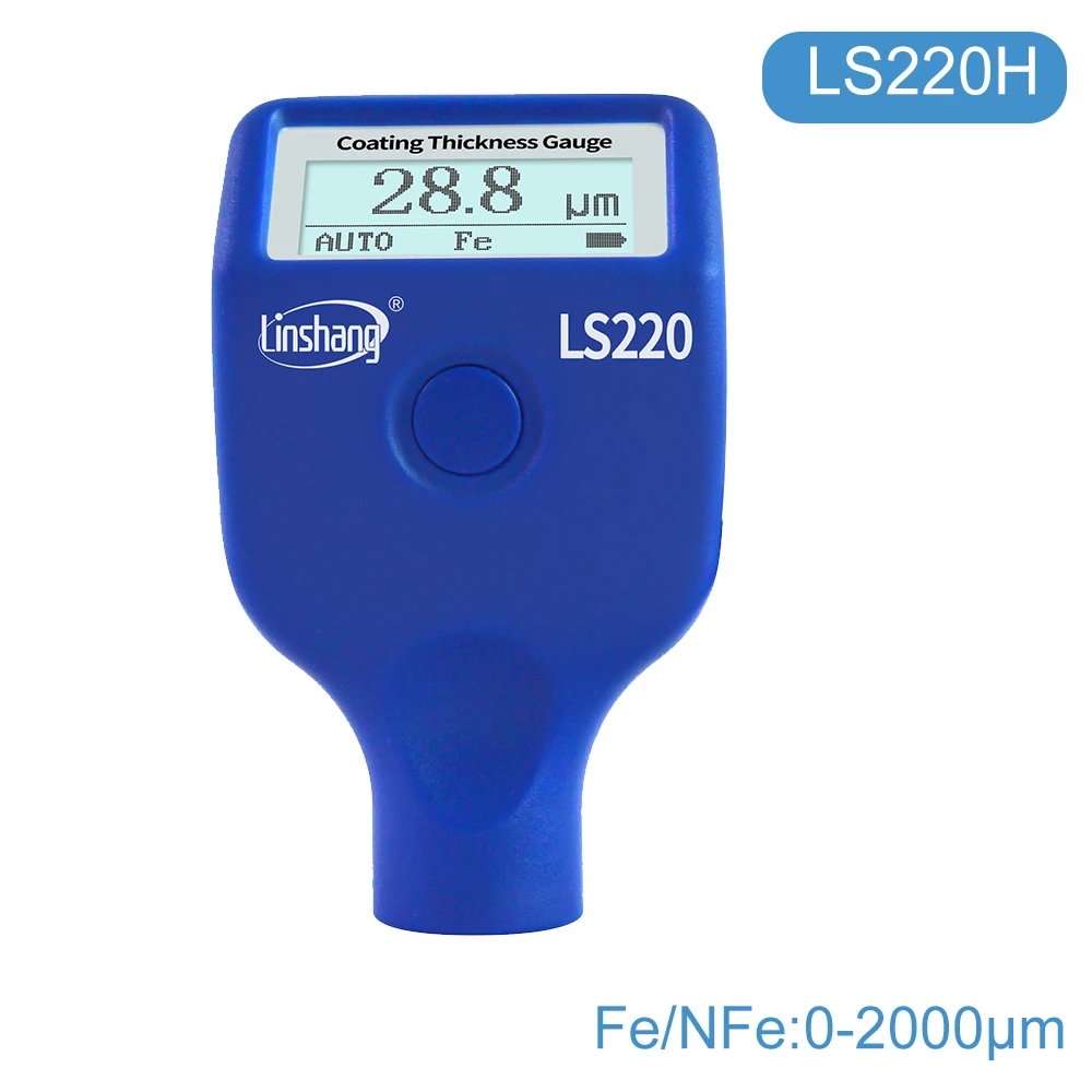 

Thickness Meter LS220H Coating Gauge Mil Gage Dry Film for Ferrous Non-ferrous Metal Substrates