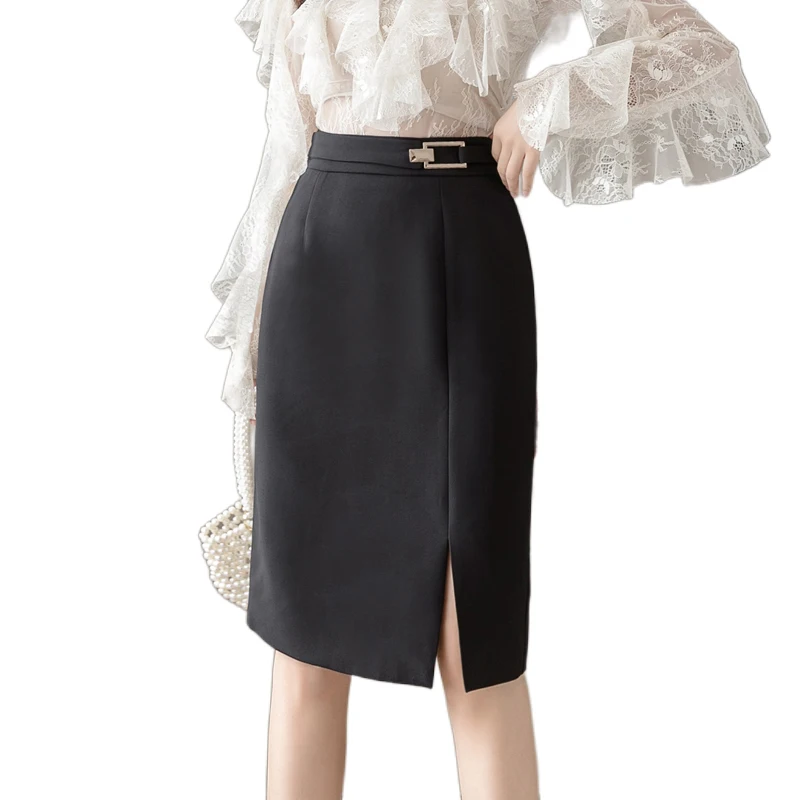 

Cheap wholesale 2021 spring summer autumn new fashion casual sexy women Skirt woman female OL long skirt pleated skirt BPt101