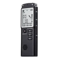 8gb16gb32gb high quality digital audio voice recorder a key lock screen telephone recording real time display with mp3 player