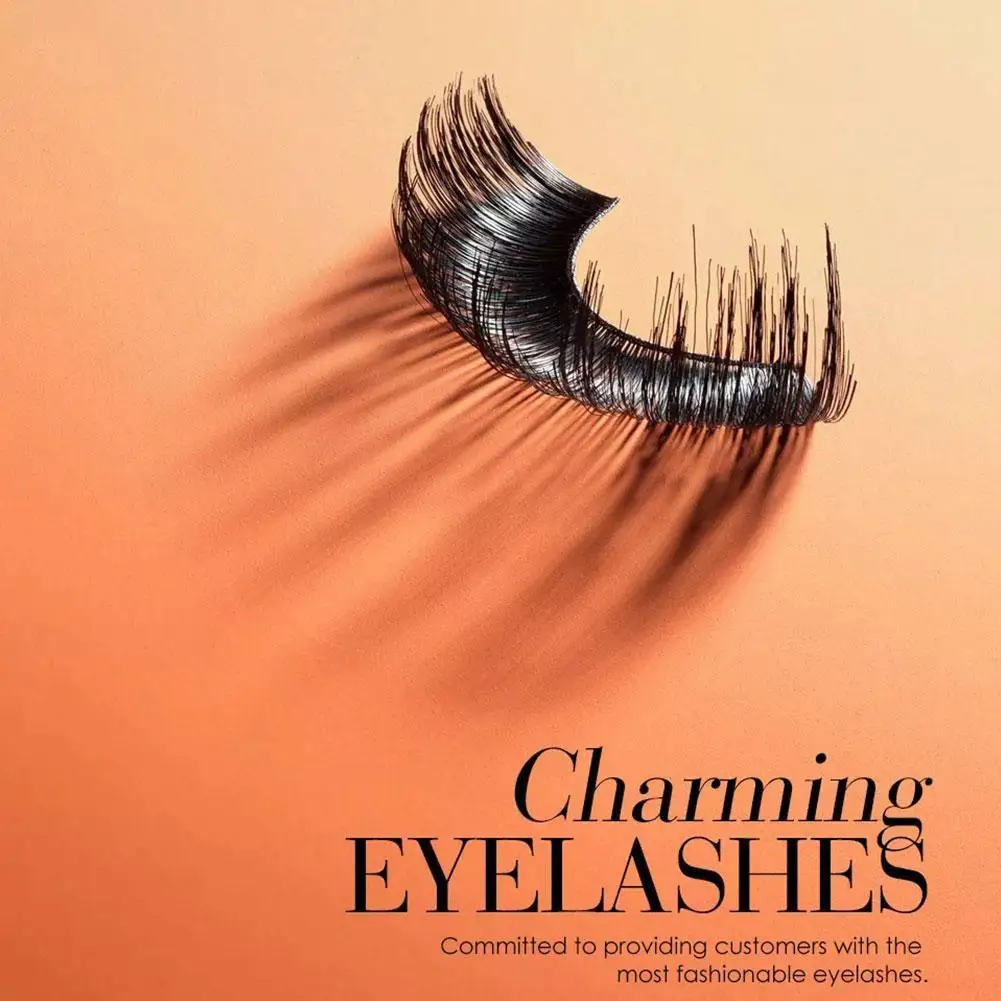 

5 пар натуральных накладных ресниц, искусственные 3D норковые ресницы, пушистые Искусственные ресницы, перекрестные накладные ресницы, дымч...