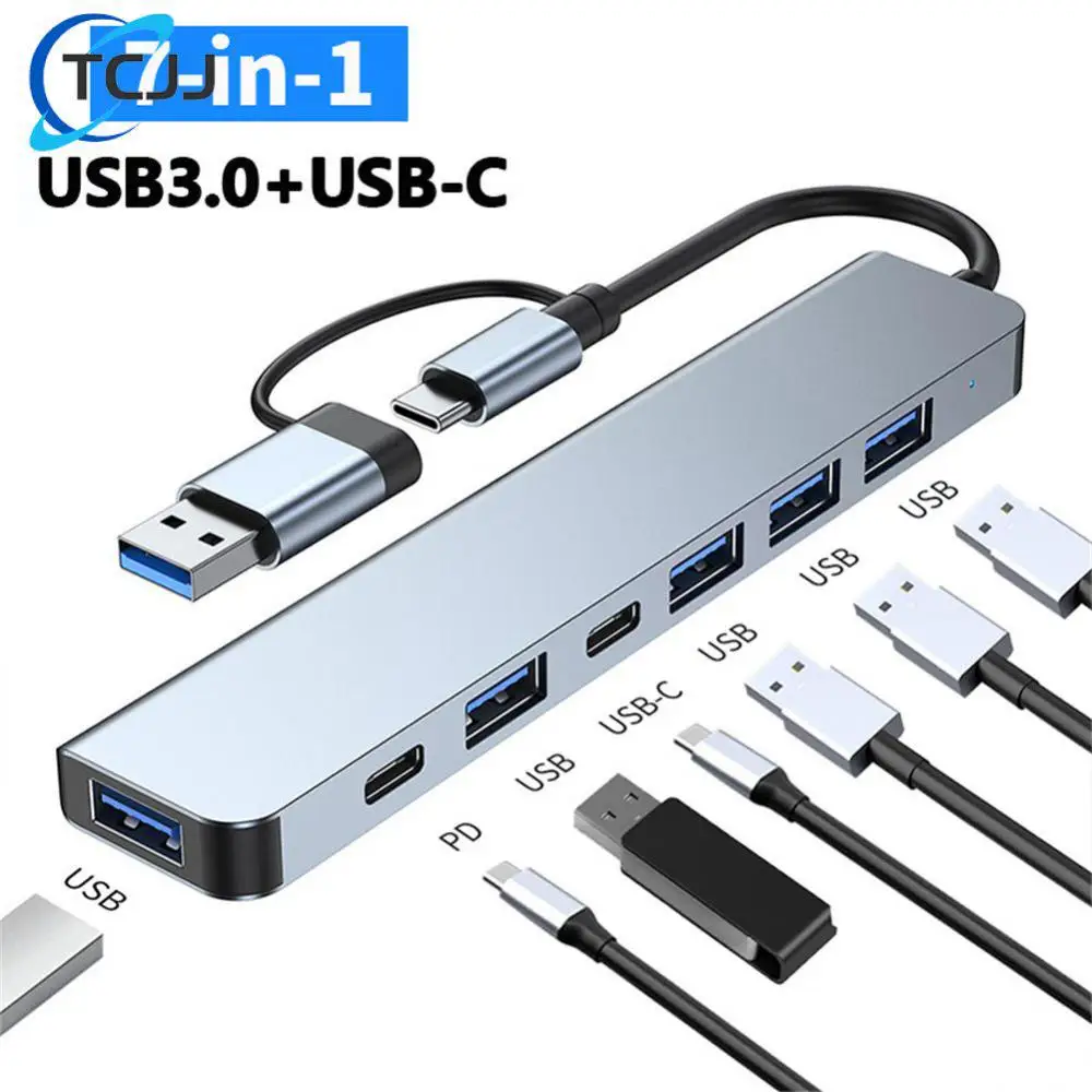 

Док-станция с 4 портами Usb 2,0, Usb, Type-C