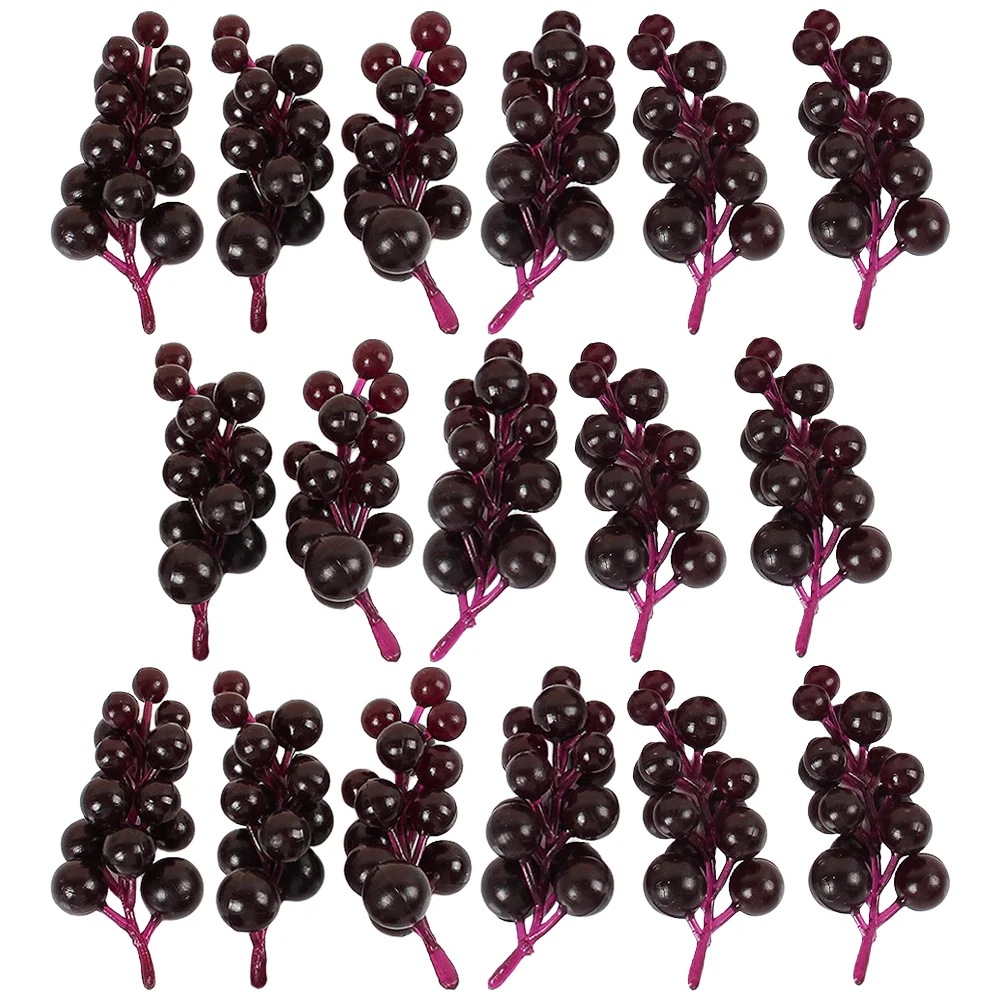 

20 Bunches Simulation Grape Decoration Grape Model Fake Grape Photo Prop Party Decor