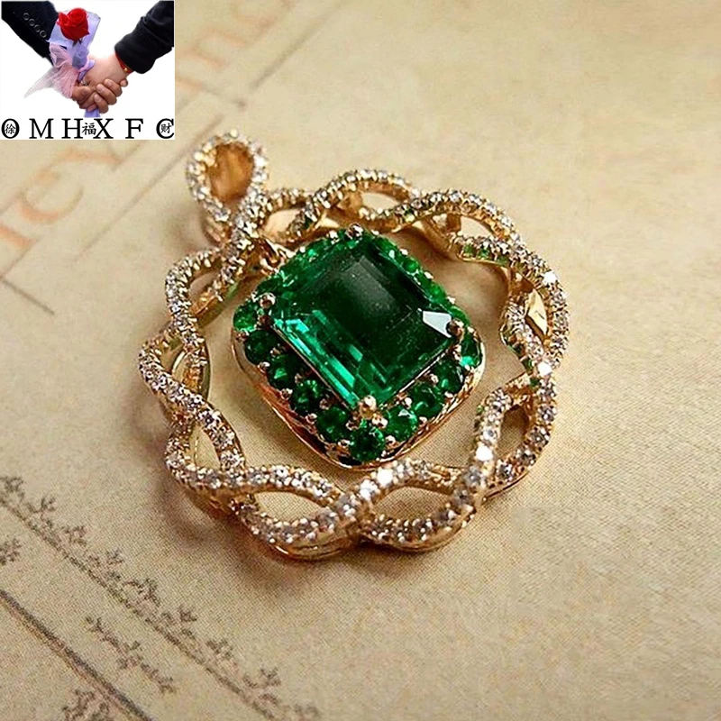 

Wholesale CA664 European Fashion Woman Girl Party Birthday Wedding Gift Shiny AAA Zircon 18KT Gold Pendant Charm NO CHAIN