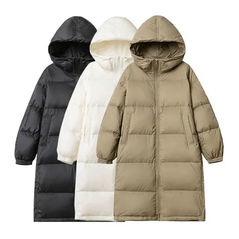 Женское зимнее пальто элегантный женский пуховик новинка 2022 модная теплая