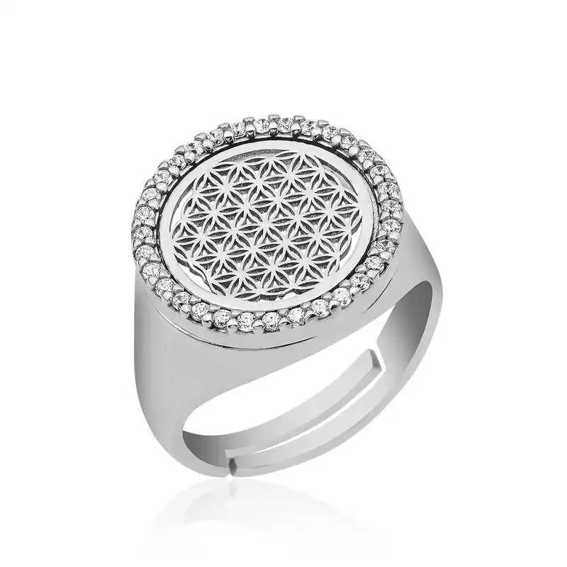 

Tevuli 925 пробы серебро овальной формы в форме цветка из спасательный круг