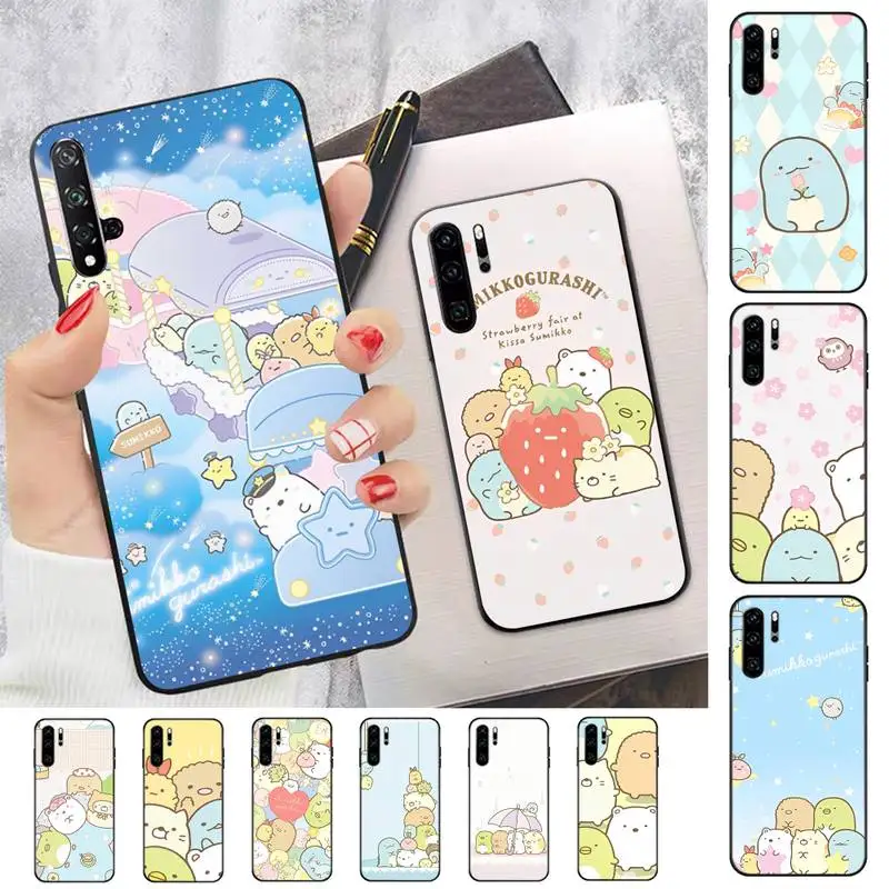 

Japan anime sumikko gurashi Phone Case for Huawei Honor 10 i 8X C 5A 20 9 10 30 lite pro Voew 10 20 V30